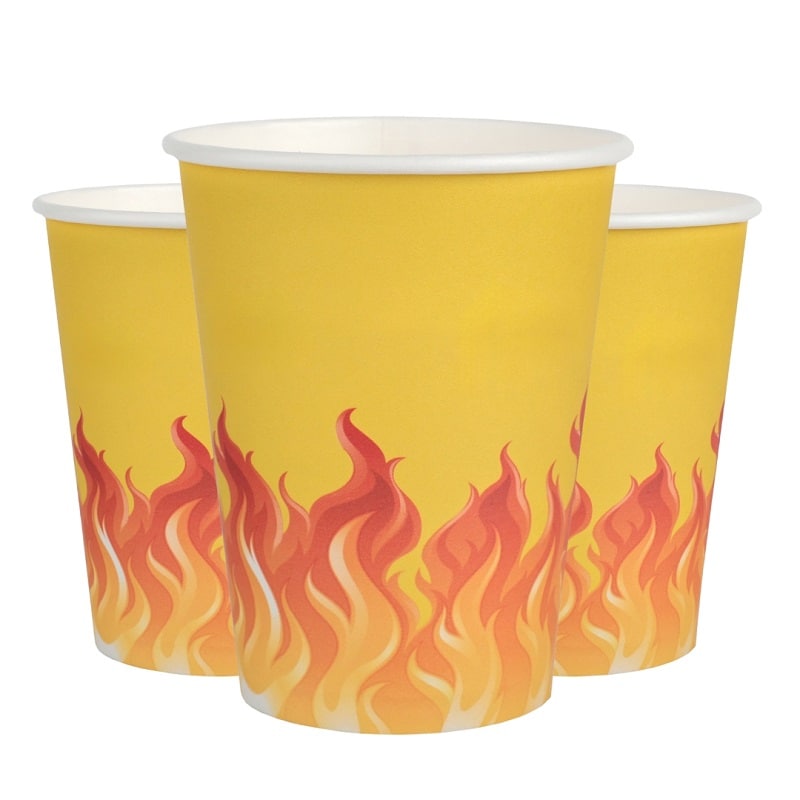 Brandweer Papieren Bekers 10 stuks