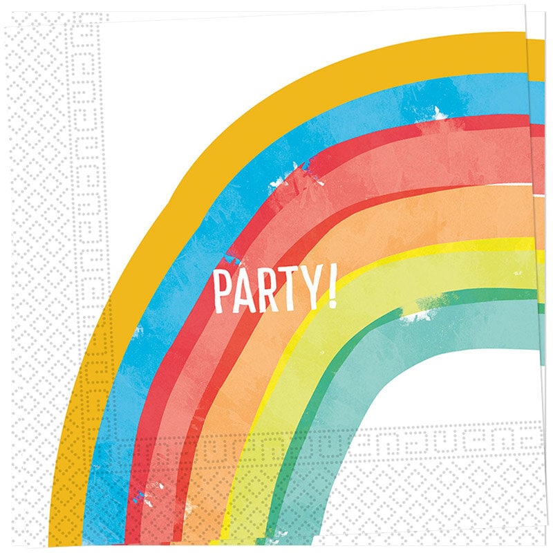 Rainbow Party - Servetten 20 stuks