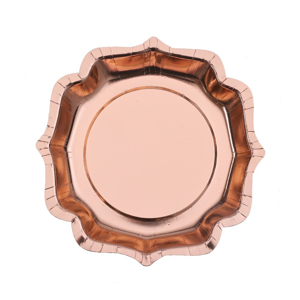 Roségoudfolie Borden 10 stuks