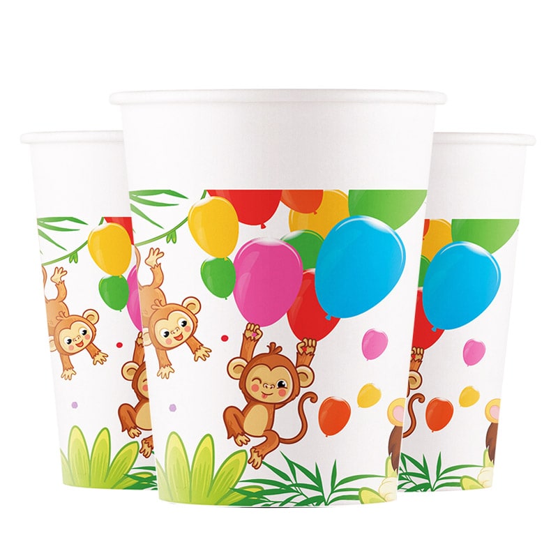 Jungle Balloons - Bekers 8 stuks