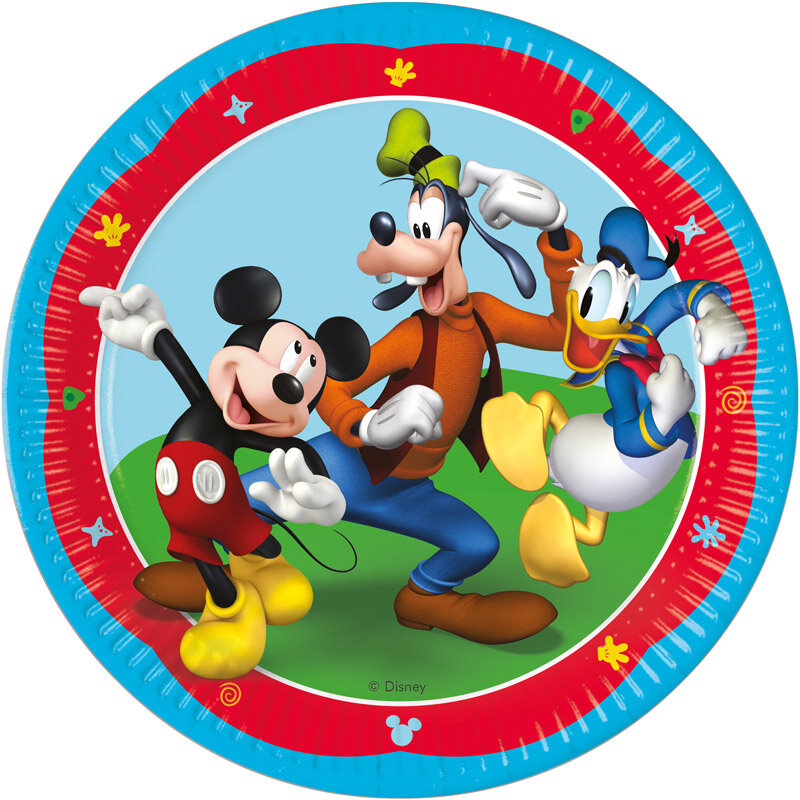 Mickey Mouse - Bordjes 8 stuks