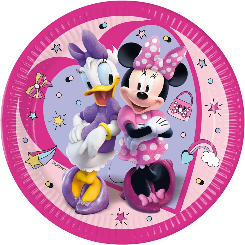 Minnie Mouse - Bordjes 8 stuks