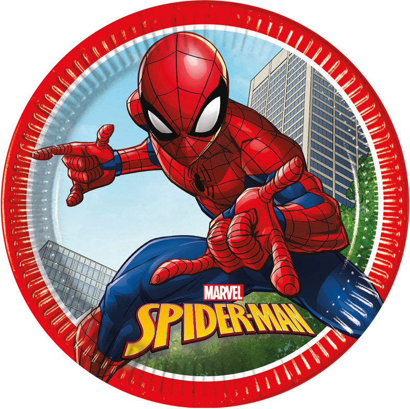 Spiderman - Bordjes 8 stuks