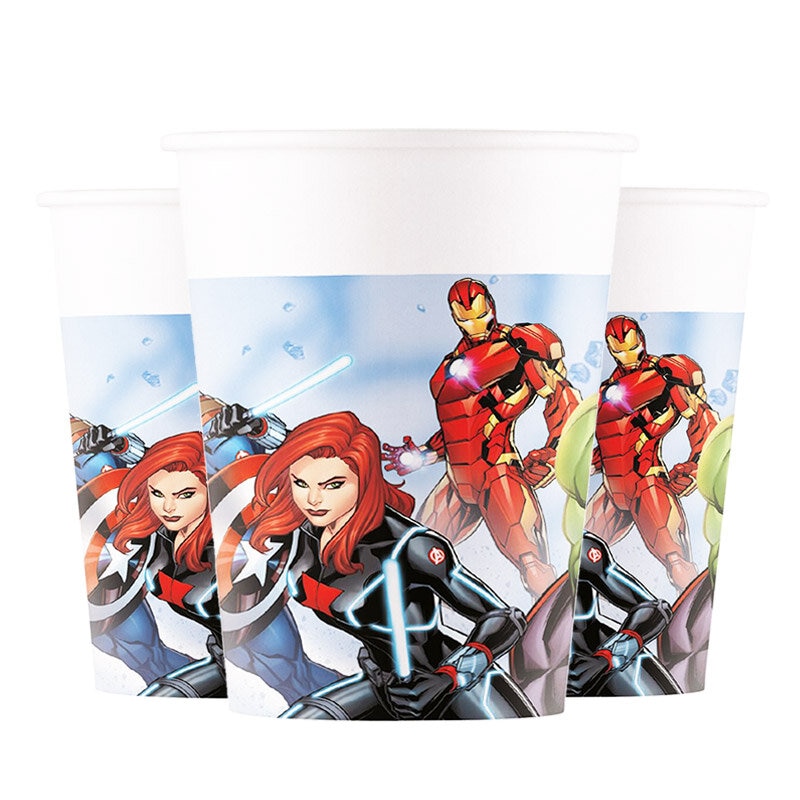 Avengers - Bekers 8 stuks