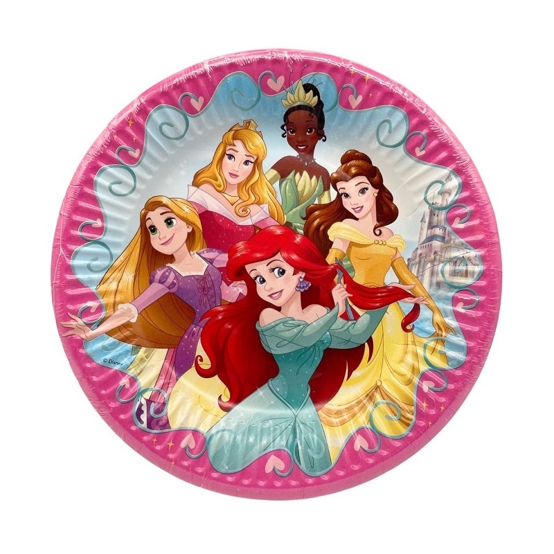 Disney Prinsessen - Bordjes, 20 cm 8 stuks