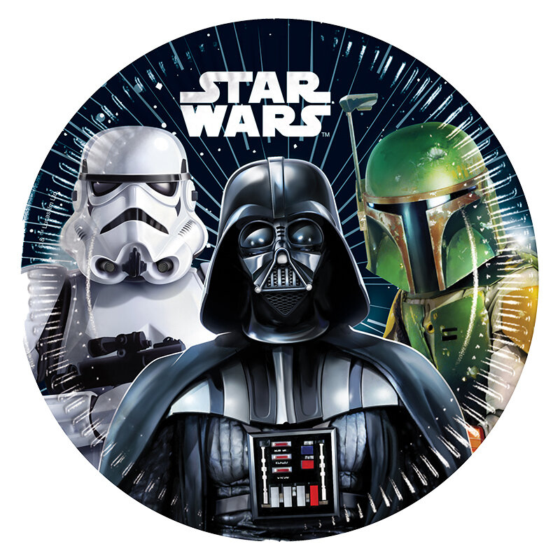 Star Wars Galaxy - Bordjes, 20 cm 8 stuks