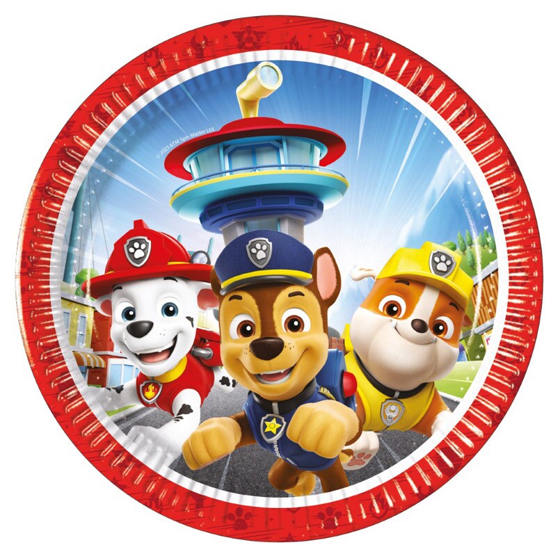 Paw Patrol - Bordjes 8 stuks