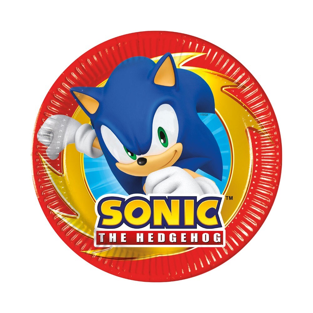 Sonic the Hedgehog - Bordjes 8 stuks