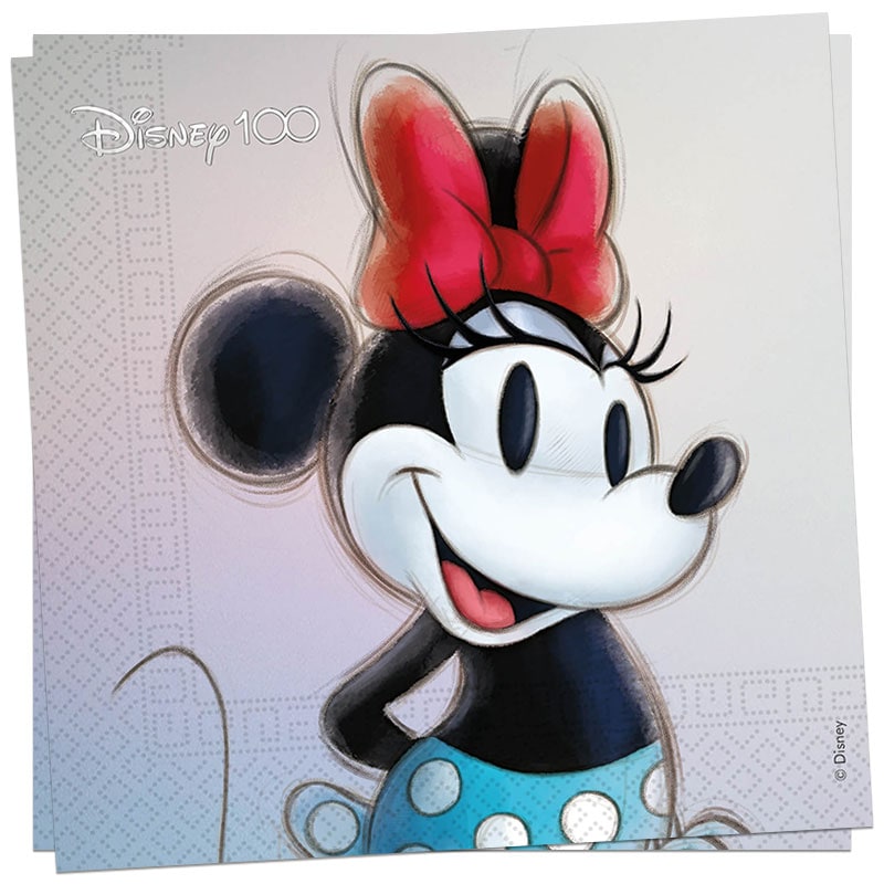 Disney 100 Jubileum - Servetten Minnie 20 stuks