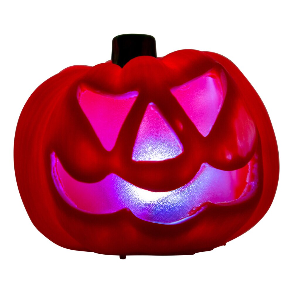 Lichtgevende Halloweenpompoen met van kleur veranderend licht