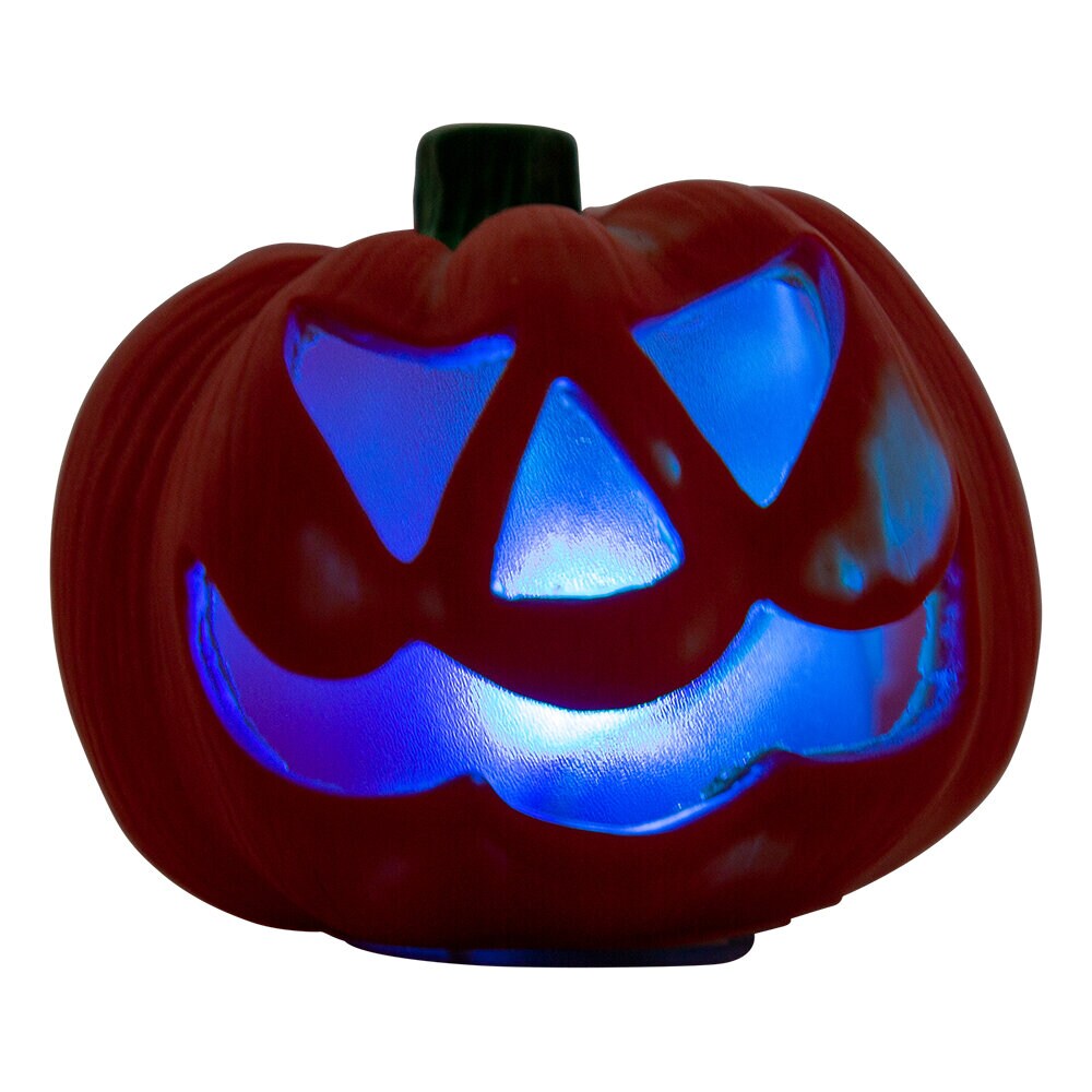 Lichtgevende Halloweenpompoen met van kleur veranderend licht