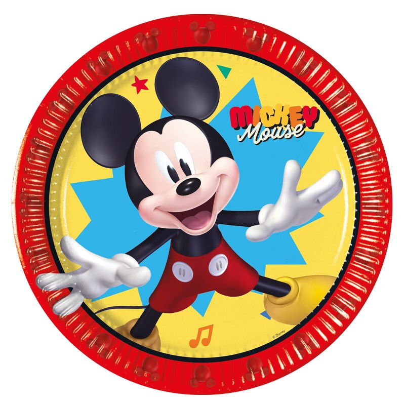 Mickey Mouse - Bordjes 8 stuks