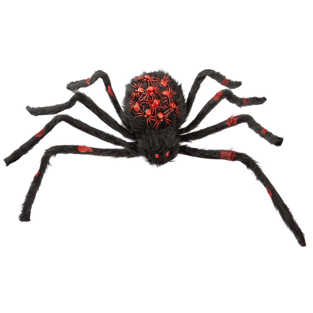 Enge spin met kleine rode spinnetjes 75 cm