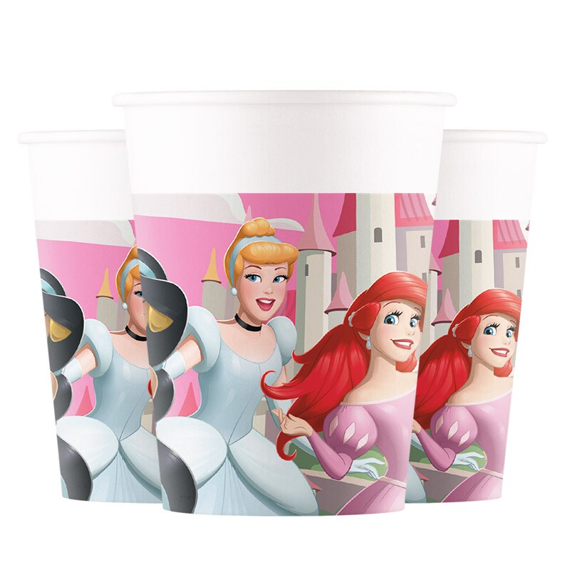 Disney Prinsessen - Papieren bekers 8 stuks