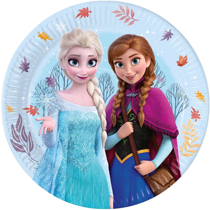 Disney Frozen - Borden 23 cm, 8 stuks