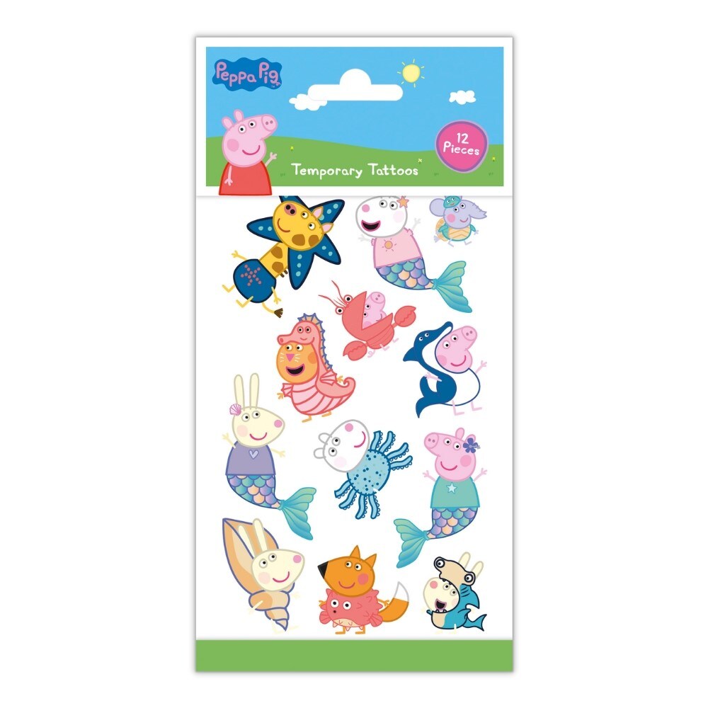 Neptattoos voor kinderen - Peppa Pig 12 stuks