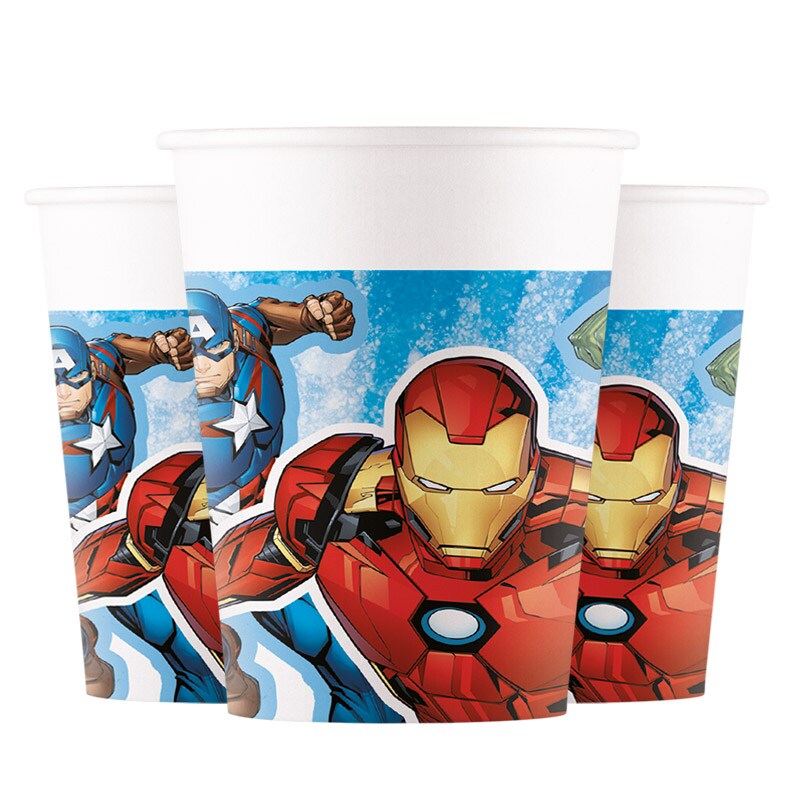 Avengers - Papieren bekers 8 stuks