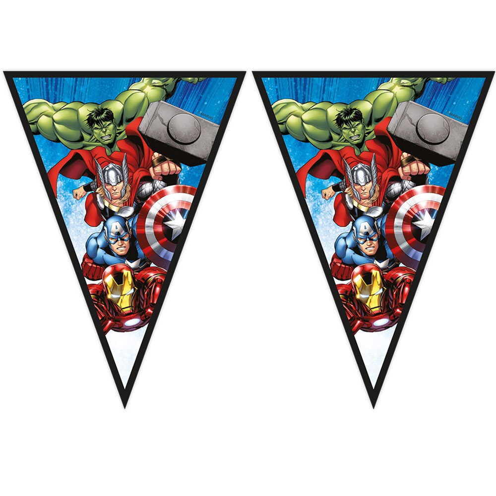 Avengers Vlaggenlijn van papier 230 cm