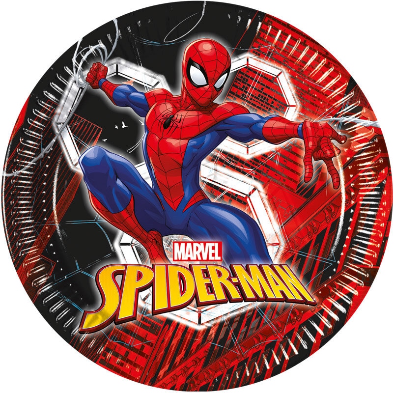 Spider-Man Borden 8 stuks