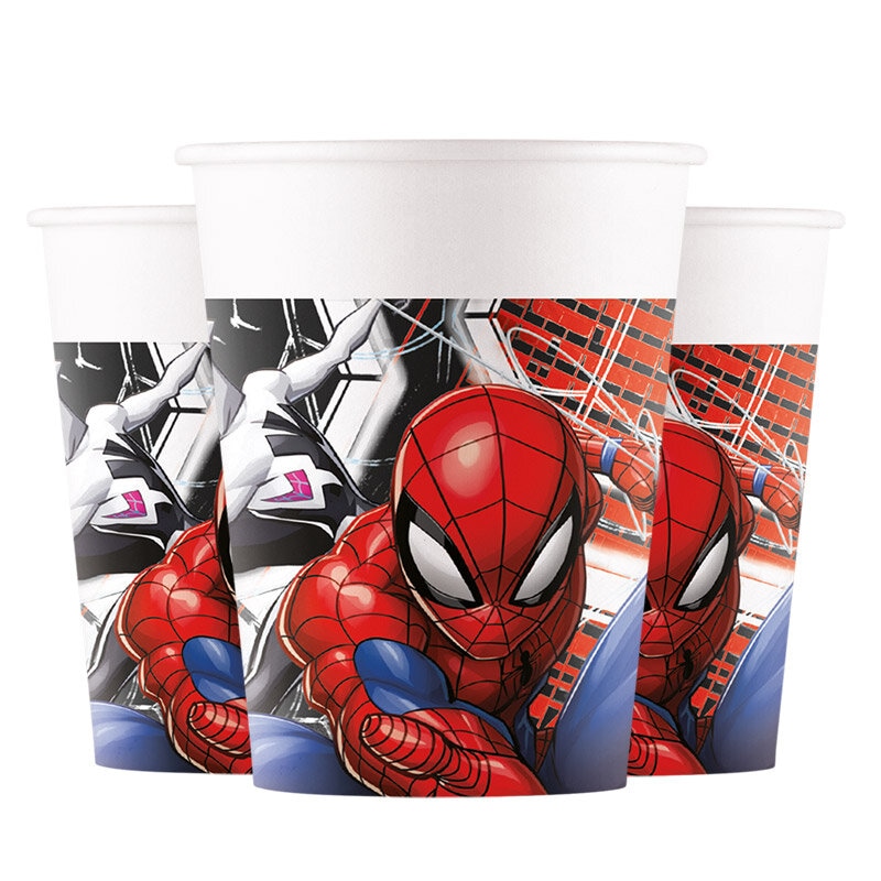 Spider-Man Bekers 8 stuks