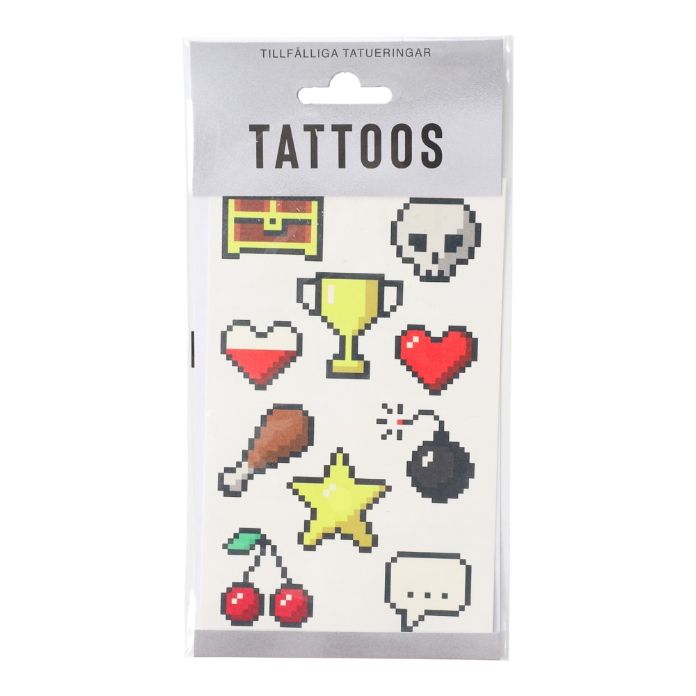 Pixel Neptattoos 10 stuks