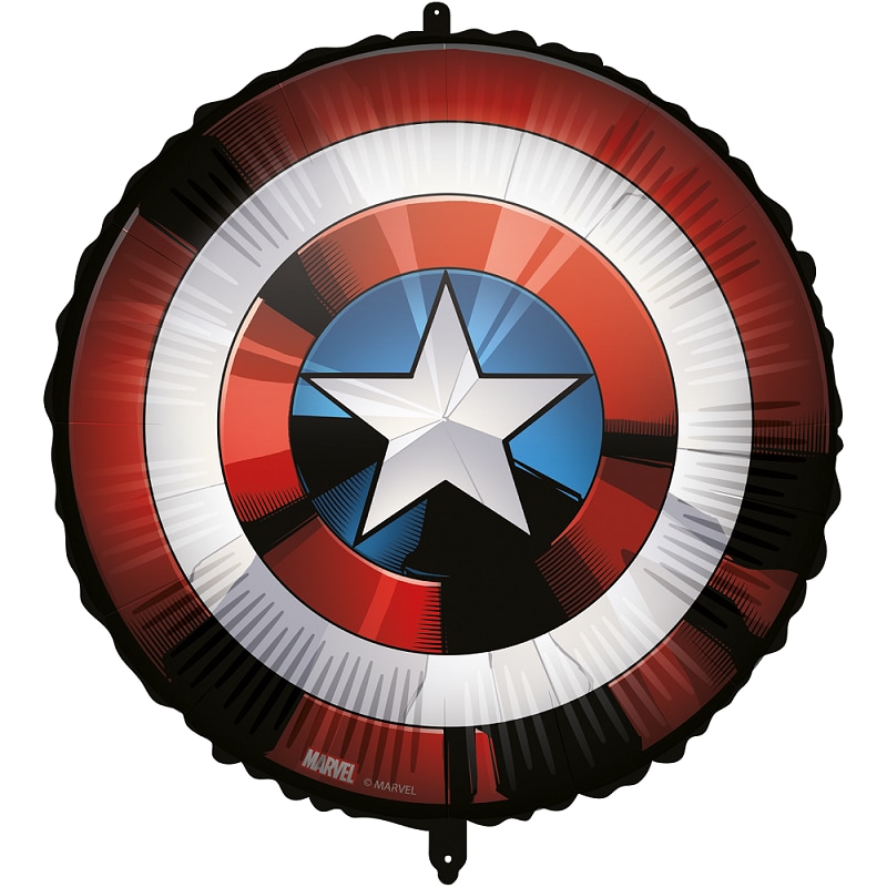Captain America - Folieballon met ballongewicht 46 cm