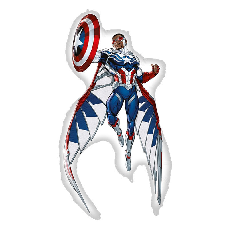 Captain America Sam Wilson 3D folieballon 93 cm