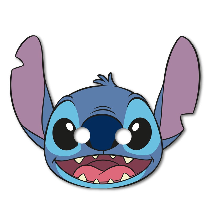 Lilo & Stitch - Maskers van Karton 6 stuks