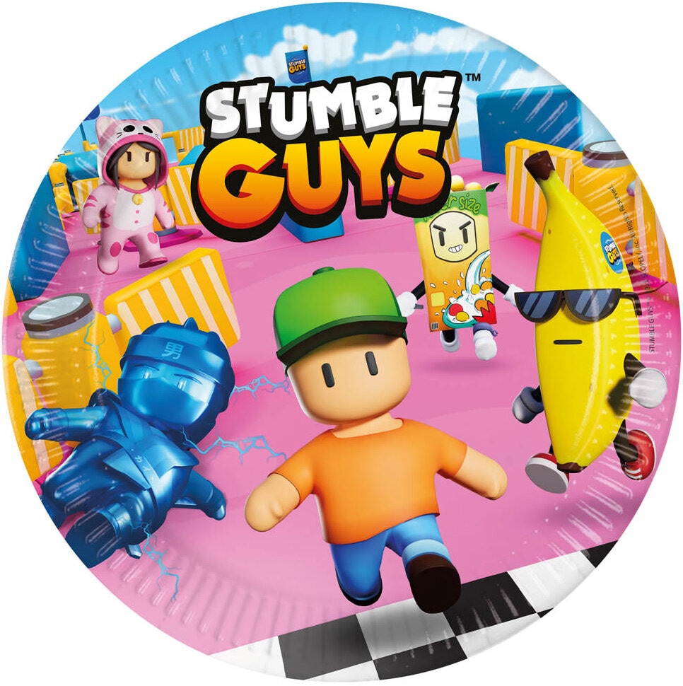 Stumble Guys - Bordnes 23 cm 8 stuks