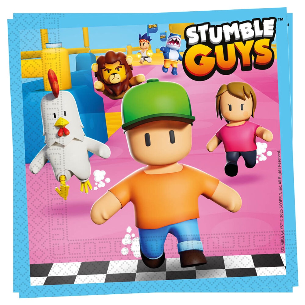 Stumble Guys - Servetten 20 stuks