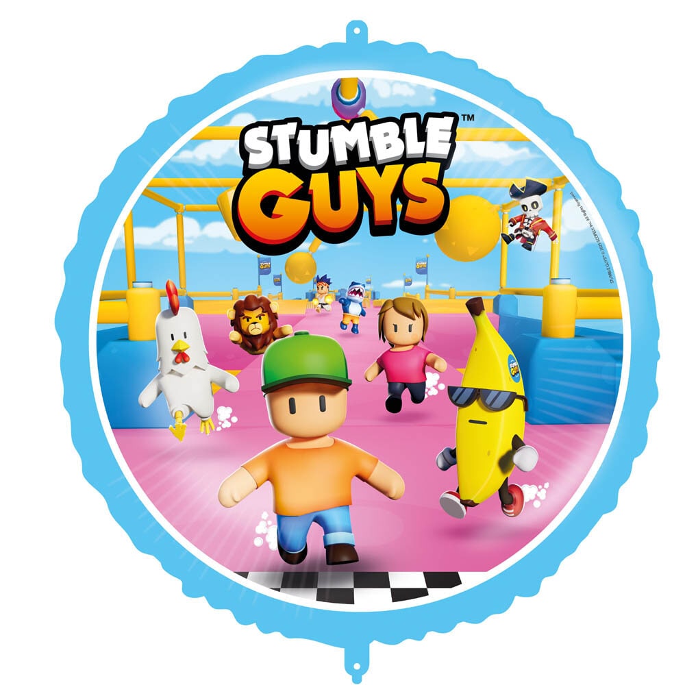 Stumble Guys - Folieballon met ballongewicht