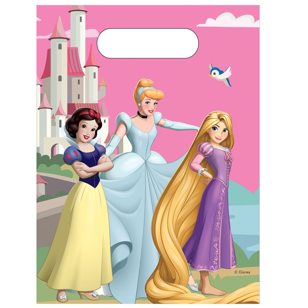 Disney Prinsessen Uitdeelzakjes 6 stuks