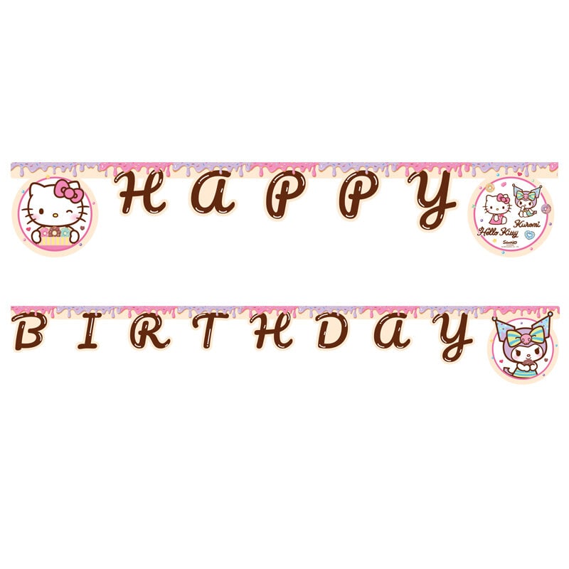 Hello Kitty & Kuromi - Slinger Happy Birthday