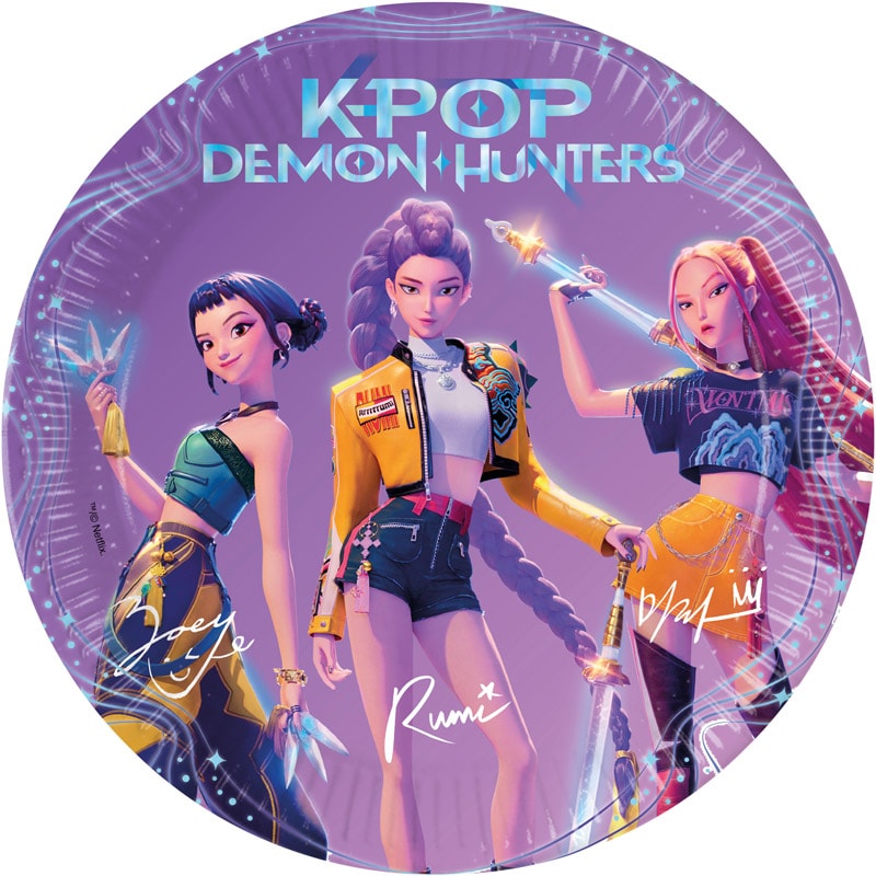 K-Pop Demon Hunters borden 8 stuks (23 cm)