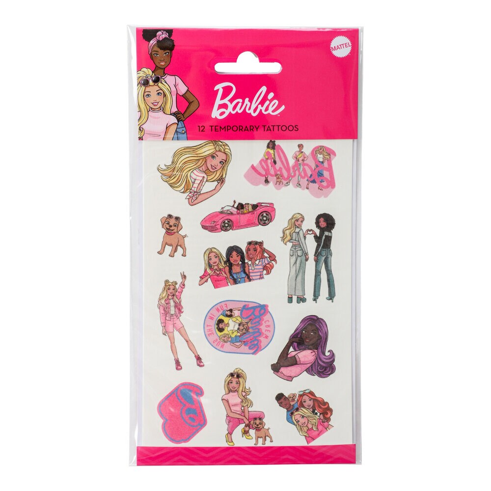 Barbie Neptattoos voor kinderen 12 stuks
