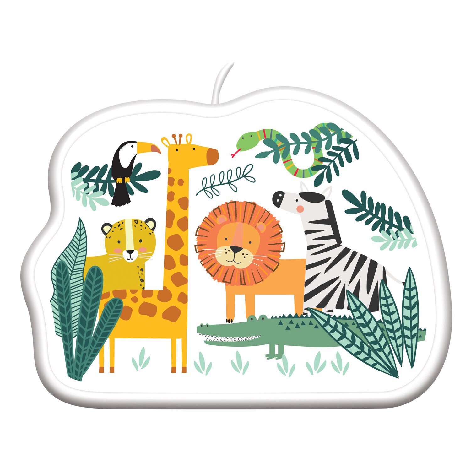 Safaridieren - Taartkaars 8,5 cm