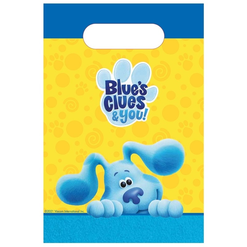 Blues Clues - Uitdeelzakjes papieren 8 stuks