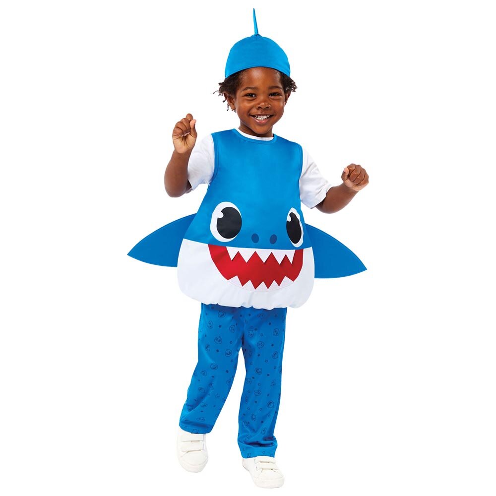 Baby Shark Blauw Kostuum Kinderen 3-4 jaar