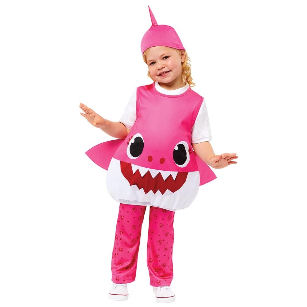 Baby Shark Roze Kostuum Kinderen 3-4 jaar