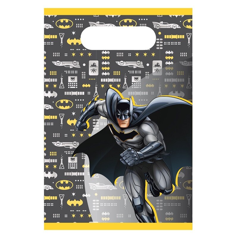 Batman Hero - Uitdeelzakjes papier 8 stuks