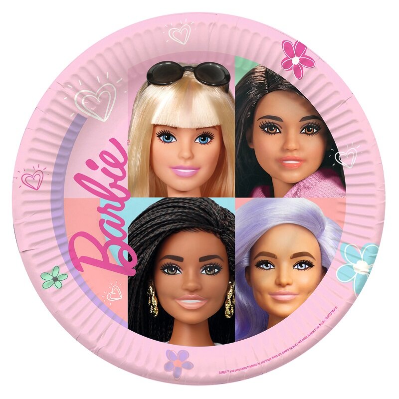 Barbie Sweet Life - Bordjes 8 stuks