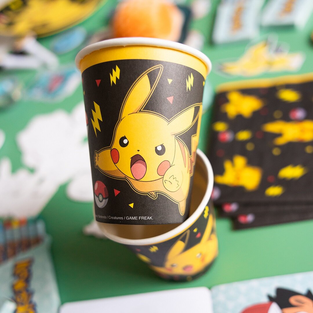 Pokémon Pikachu - Papieren bekers 8 stuks