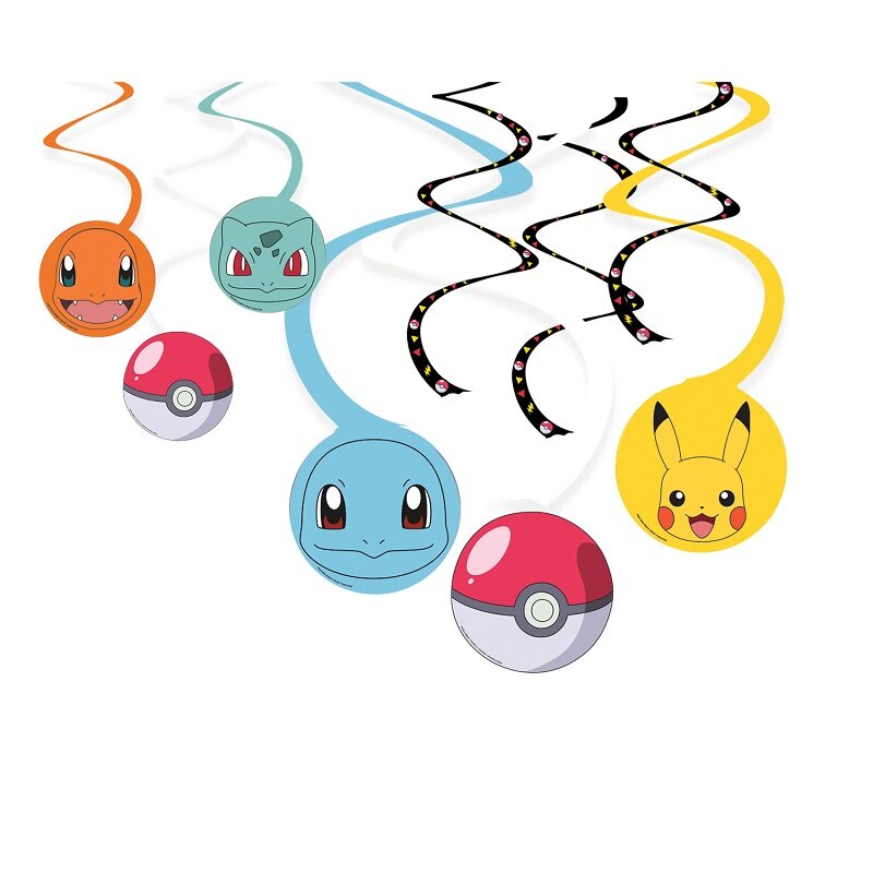 Pokémon - Hangdecoraties 6 stuks