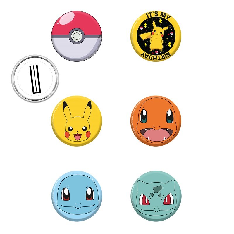 Pokémon - Buttons 8 stuks