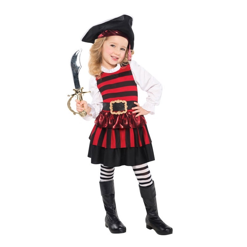 Piratenmeisje Kostuum Kind 3-6 jaar