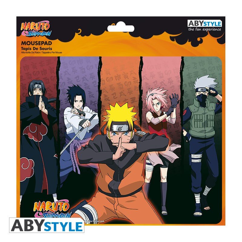 Naruto - Muismat Karakters 19 x 23 cm