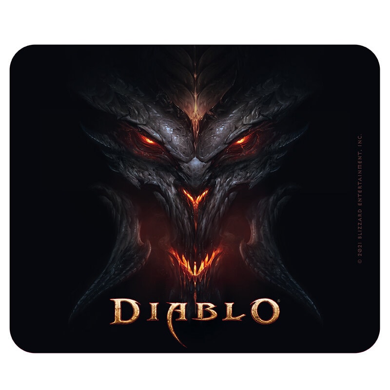 Diablo - Muismat Diablo's Hoofd 19 x 23 cm