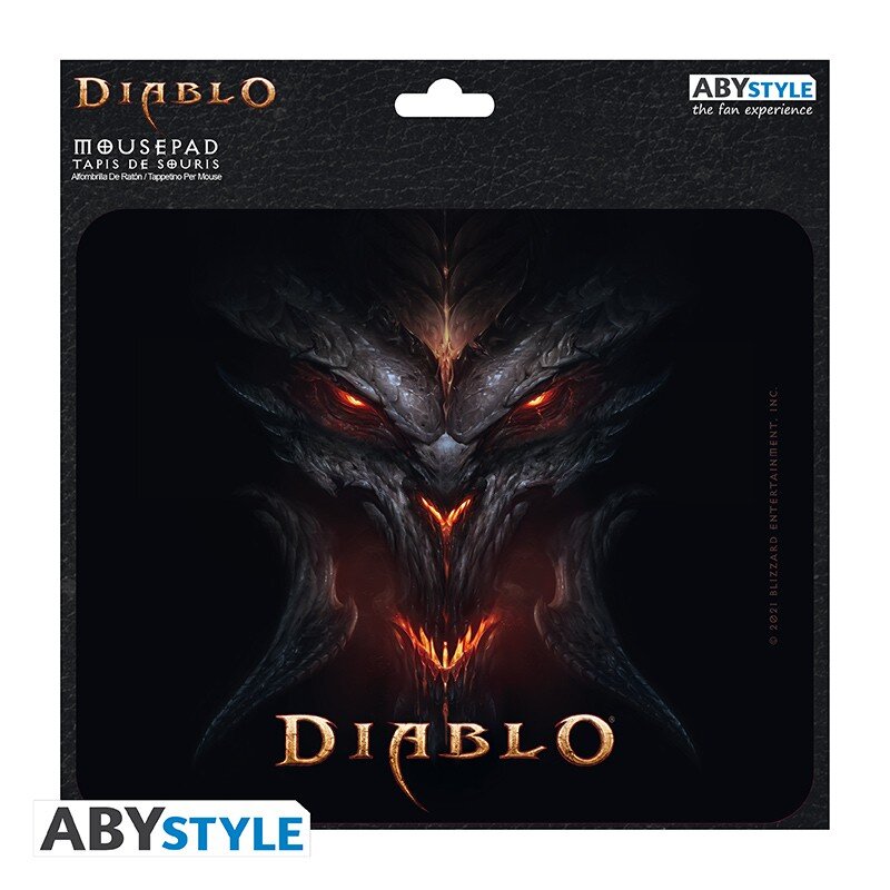 Diablo - Muismat Diablo's Hoofd 19 x 23 cm