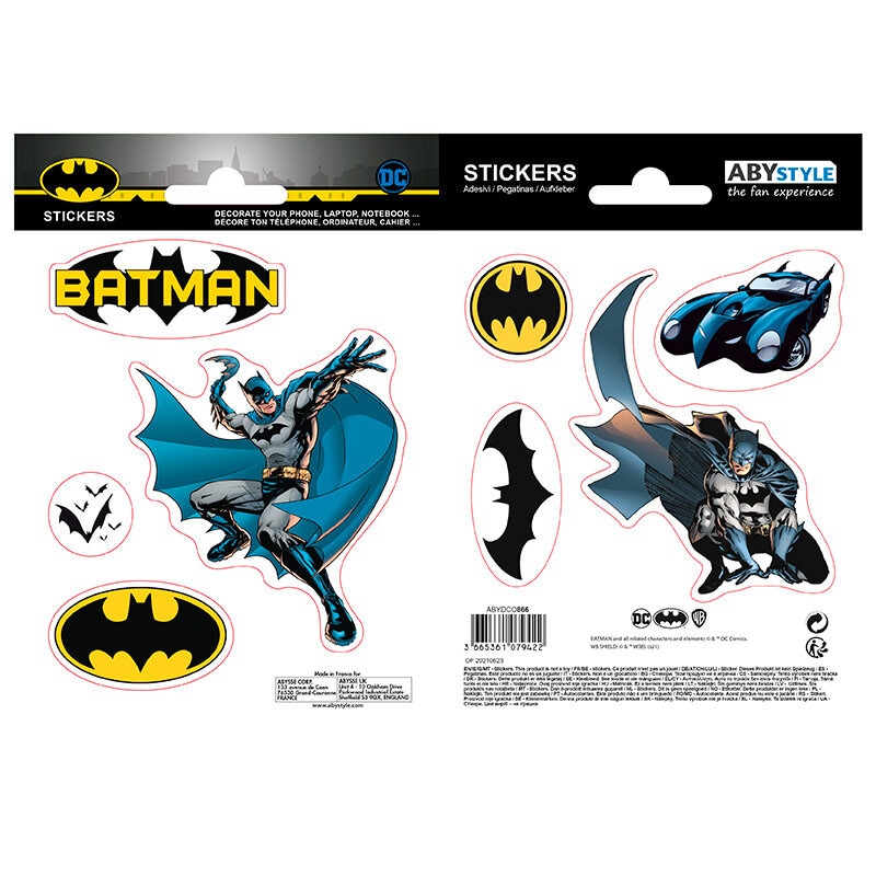 Batman - Stickers Hero 8 stuks