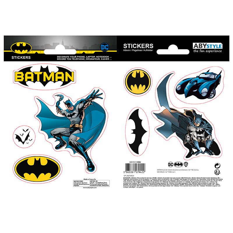 Batman - Stickers Hero 8 stuks